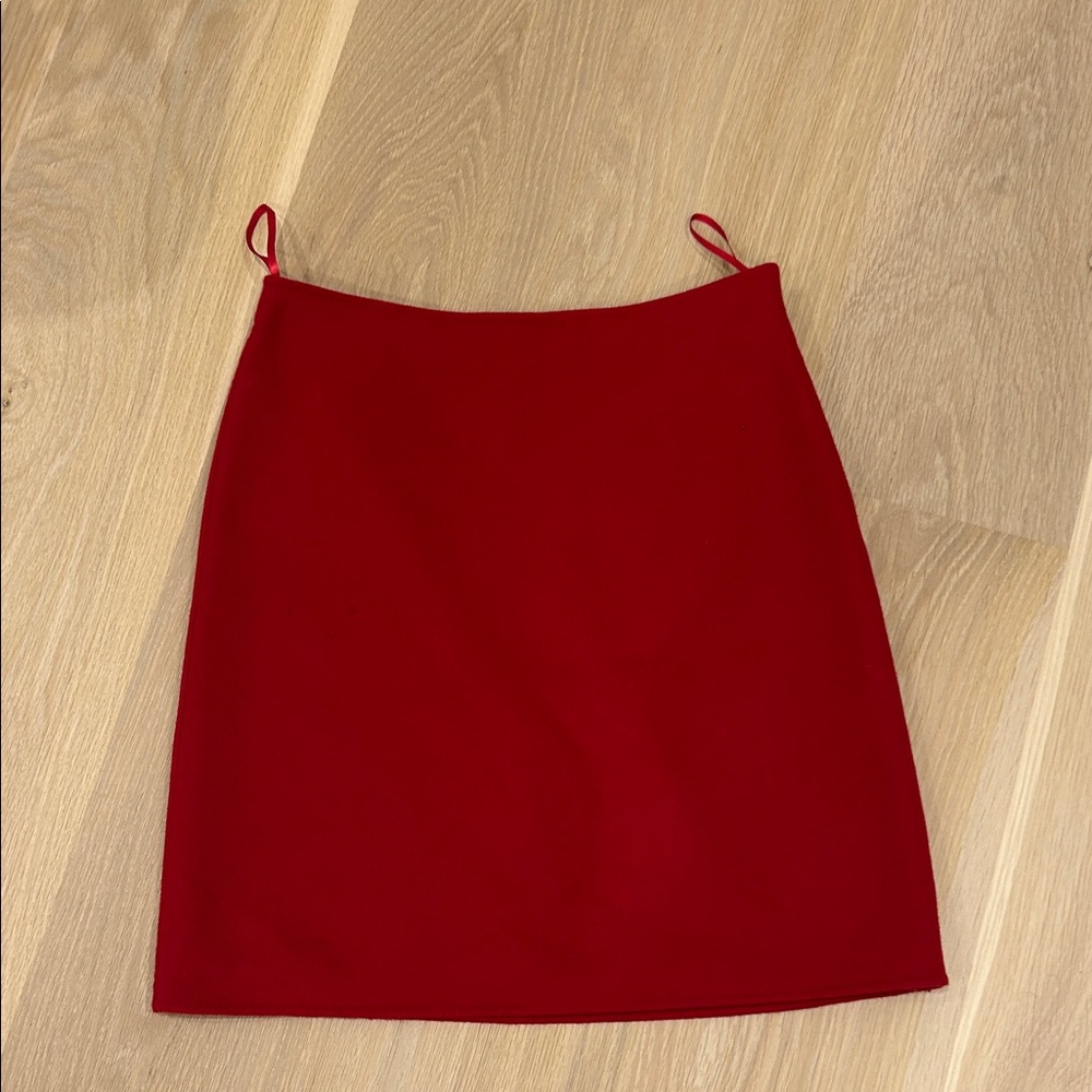 MaxMara Scarlet A-Line Skirt